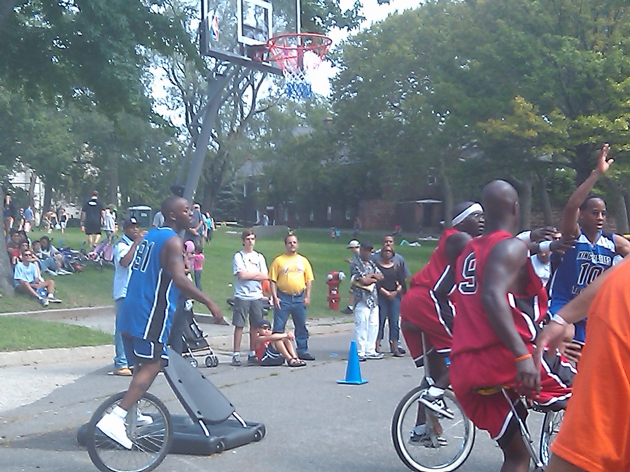 Ten Block Walk On unicycles, basketball, and good storytelling