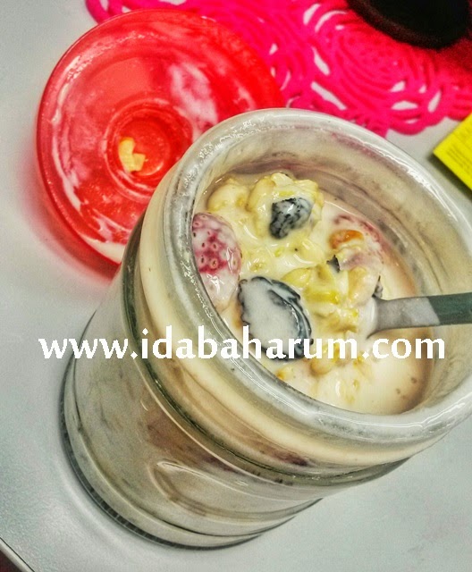 Healthy Lifestyle Overnight Oats Gedik