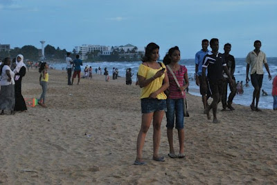 Nadeesha Hemamali beach scene