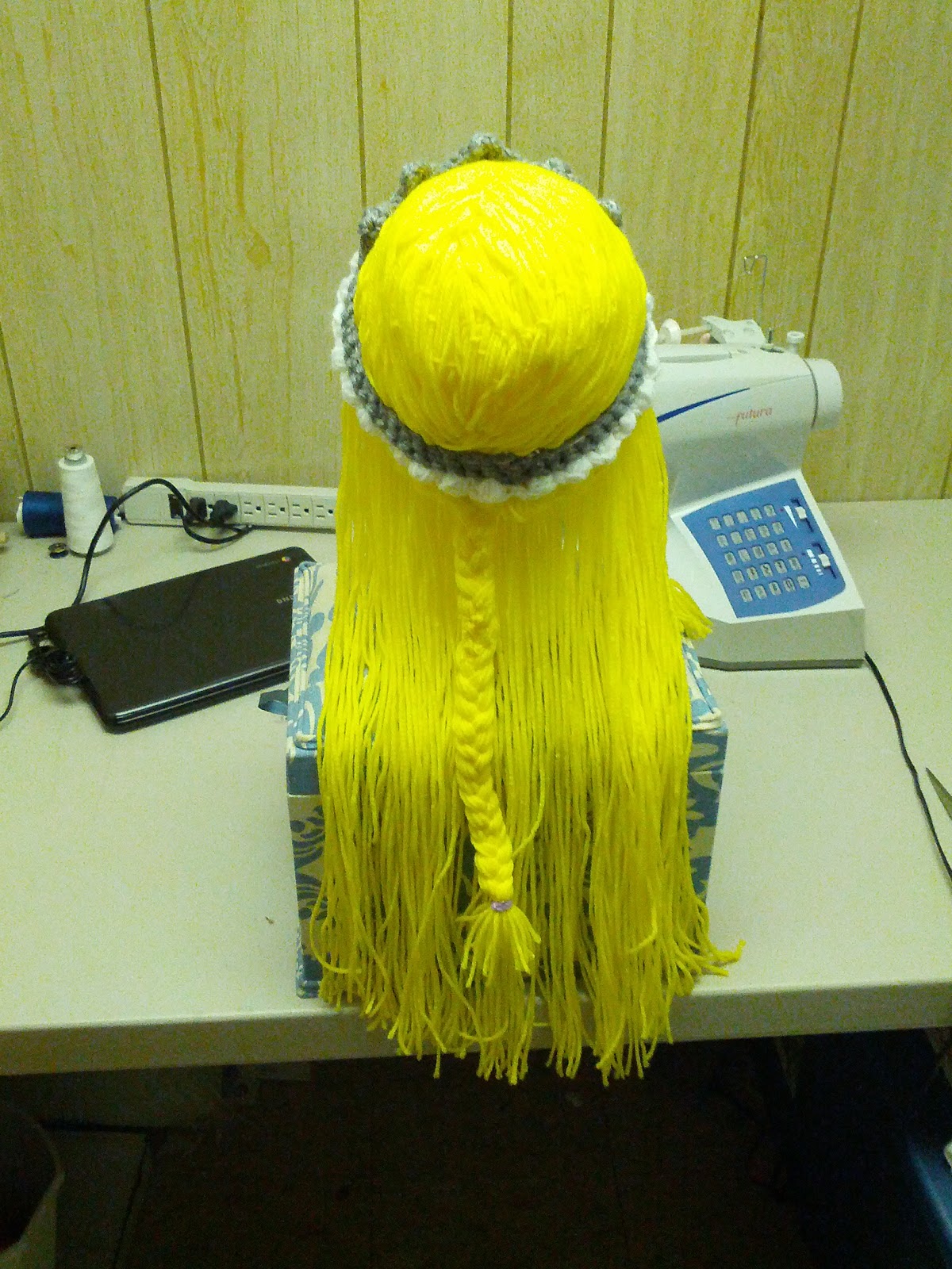 MadFoamingCat's Fumbled Creations Princess Yarn Wigs