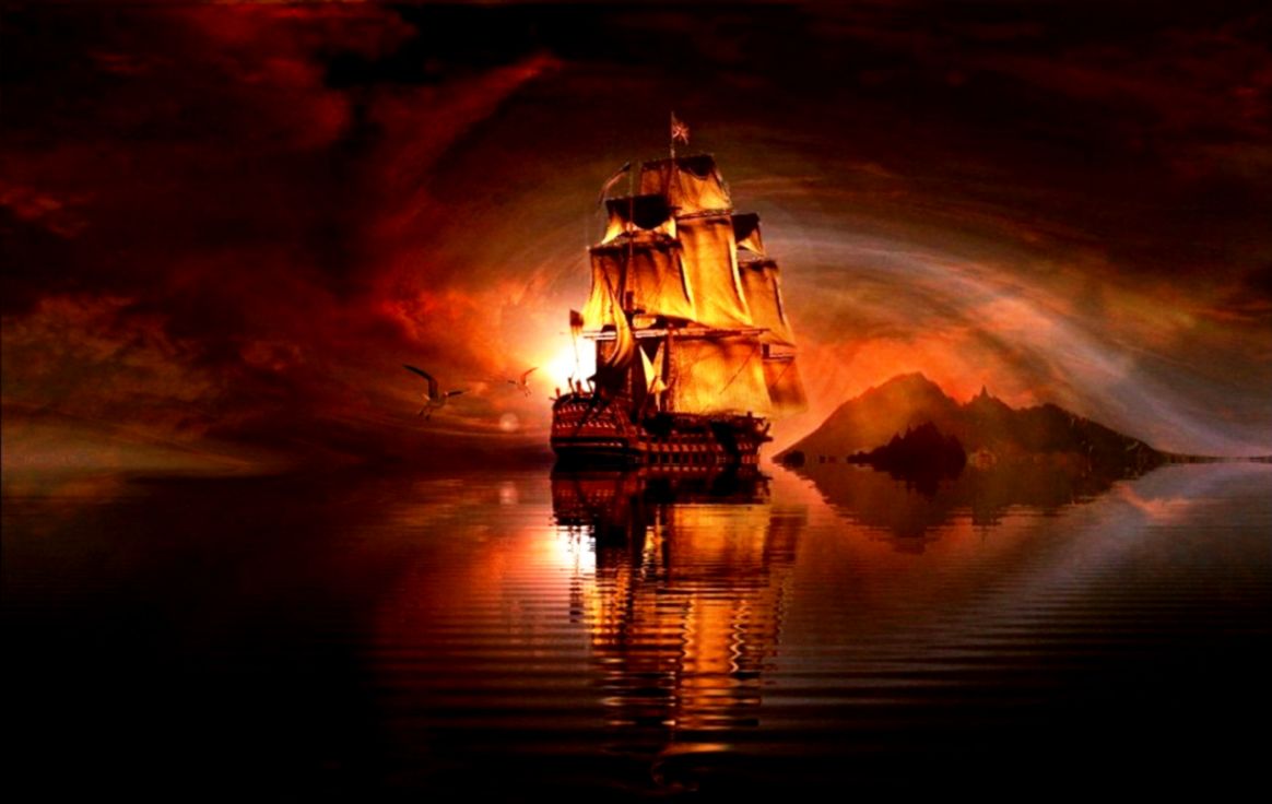 Pirate Ship Art Cartoon Hd Wallpaper Best Wallpapers HD Gallery