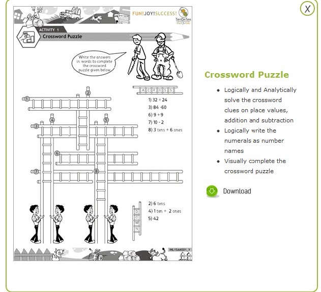 Free Maths Worksheets for Kindergarten to Grades 1, 2, 3 & 4 | Cool