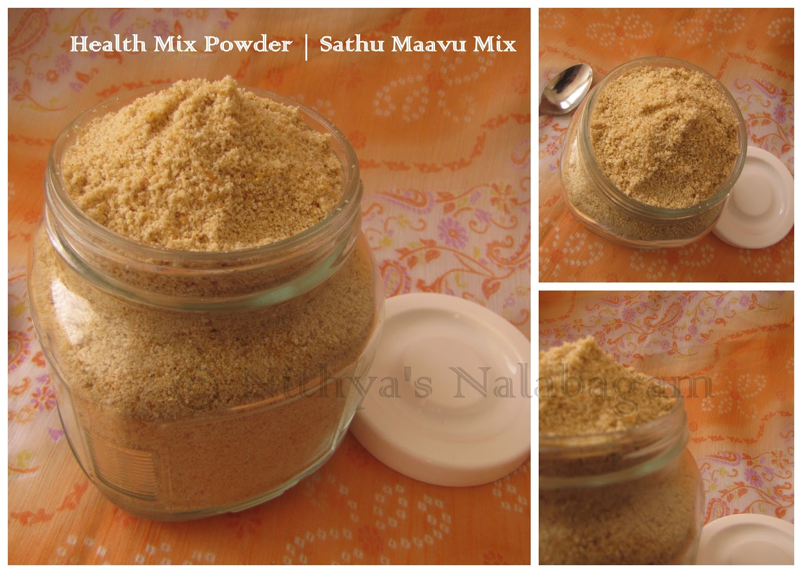Homemade Health Mix Powder Sathu Maavu Powder Nithya's Nalabagam