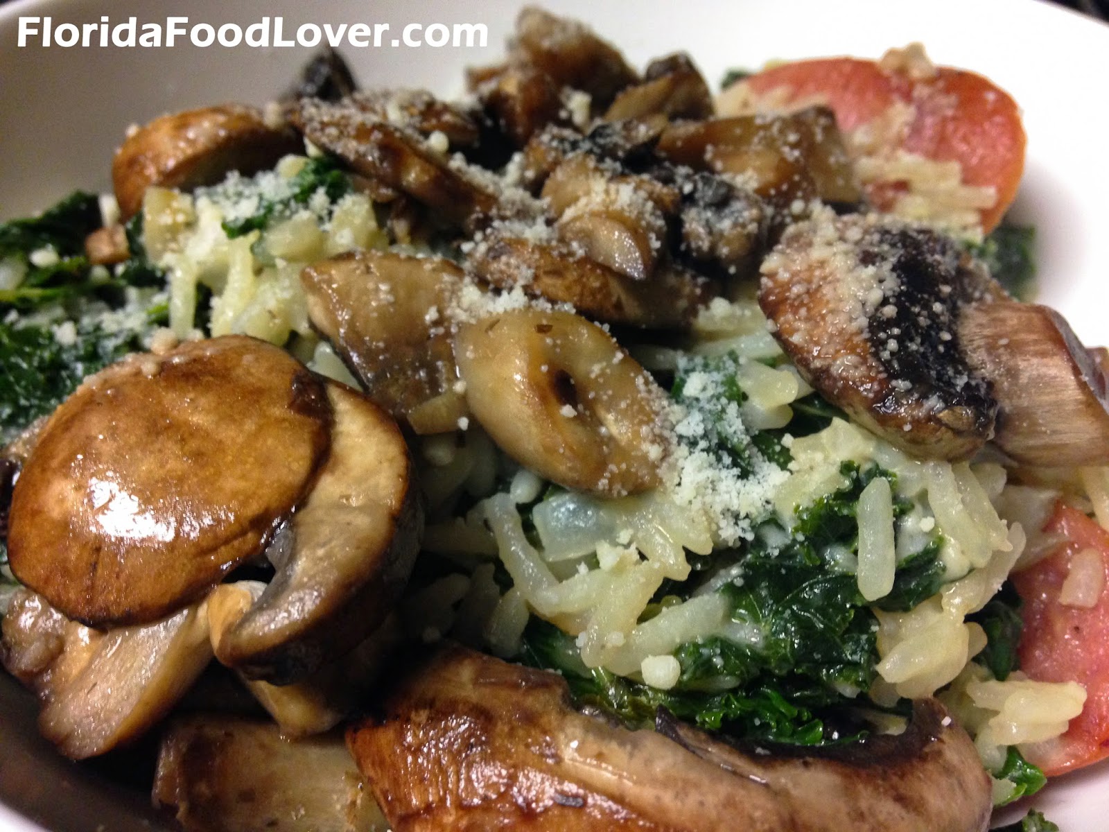 Florida Food Lover Mushroom, Kale, & Sausage Risotto