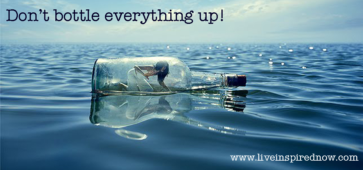 Heather Paris Don't bottle things up!