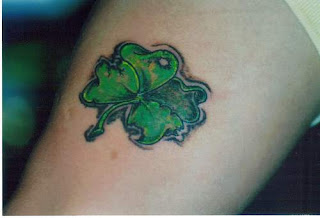 4 Leaf Clover Tattoos Designs