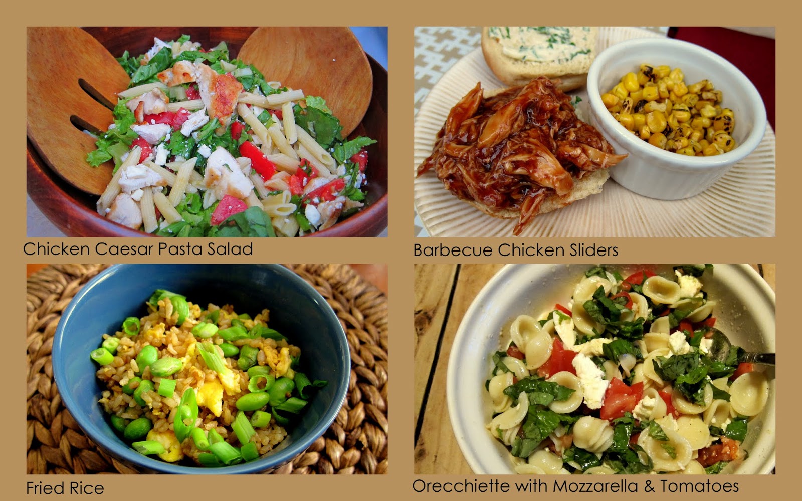 Easier Simpler Better Dinner OntheGo Weekly Menu 11/12