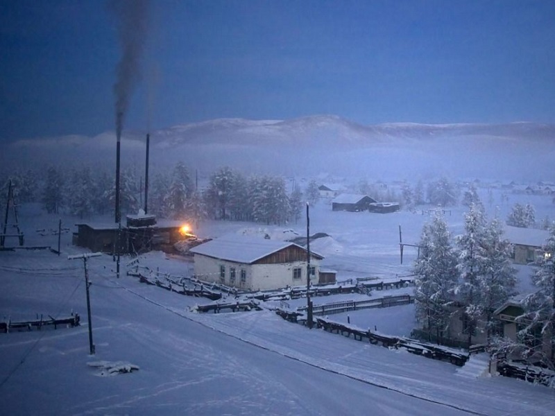 Оймяко - самый холодный поселок в Якутии и в мире