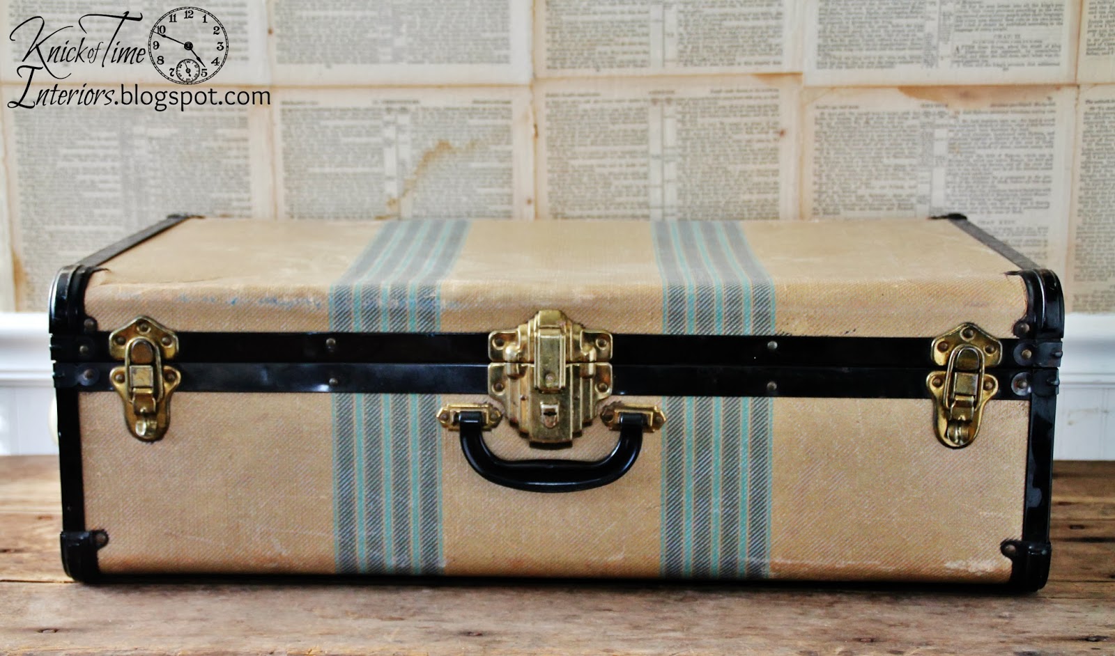 Antique Suitcase available from Knick of Time Antique Suitcase available from Knick of Time