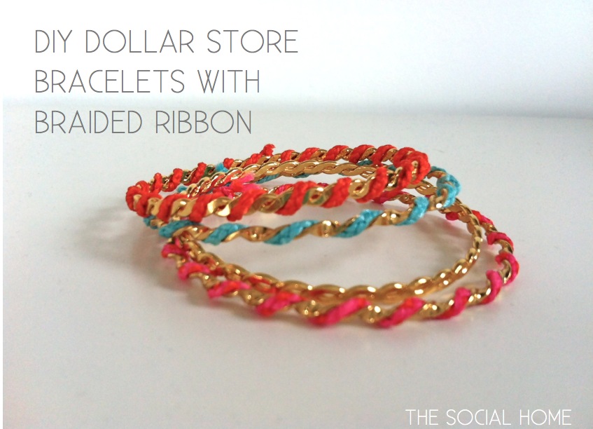 DIY Bracelets Using Dollar Store Bangles