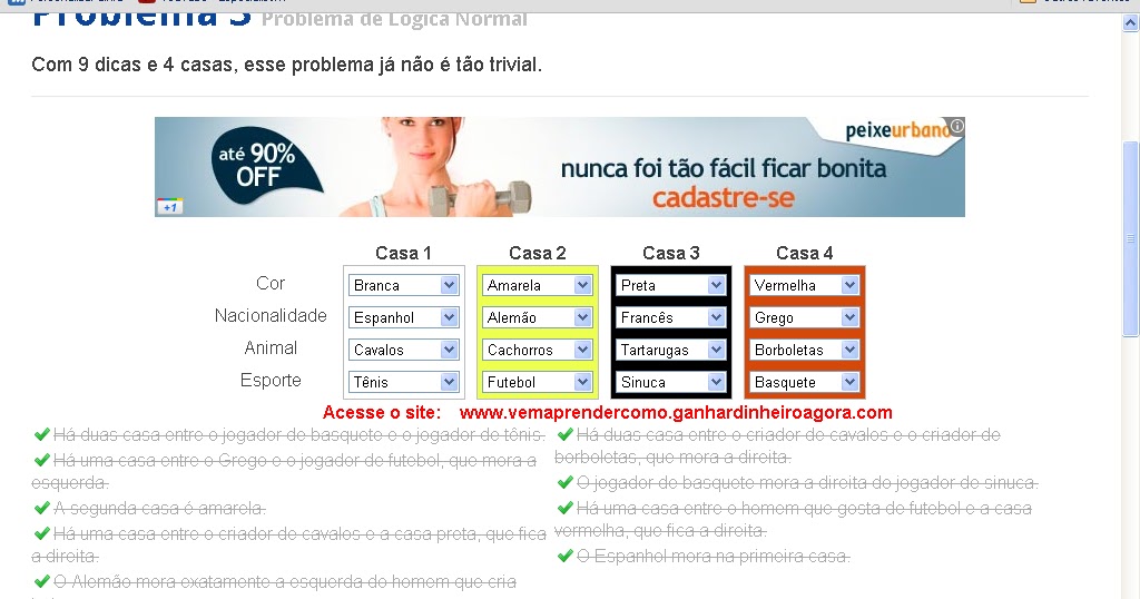 Básico 3 - Problemas de Lógica - Racha Cuca