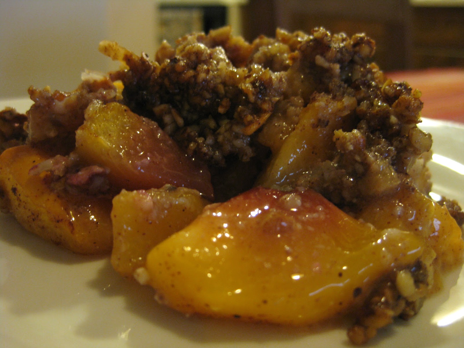 Chow Bella Paleo Peach Crumble