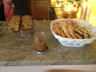 Gluten free scones and apple butter