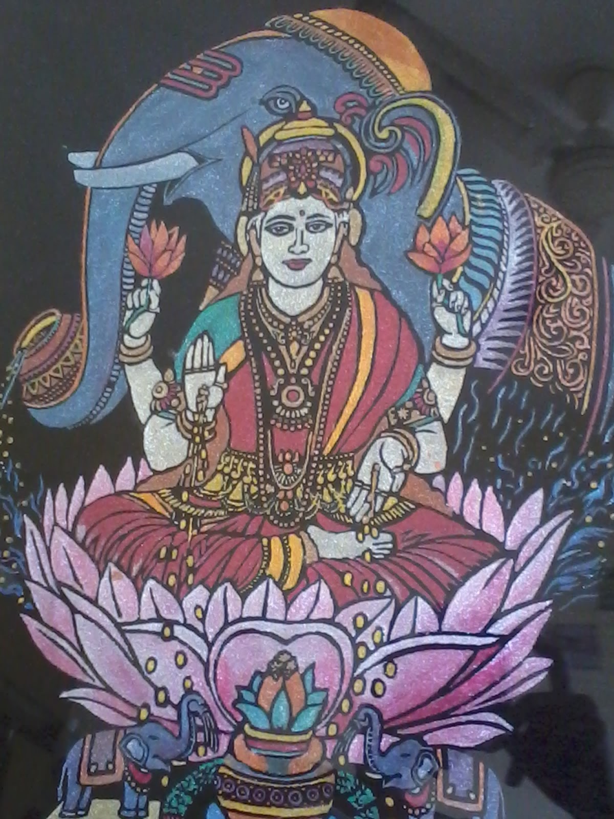 Arts and Crafts Eboss Paintings God Designs