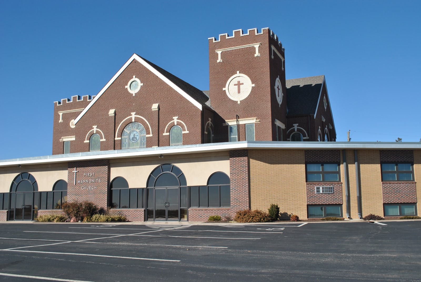 the Grabers Cemetery at 1st Mennonite in Pretty Prairie