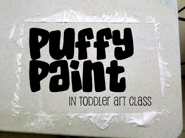 http://librarymakers.blogspot.com/2012/11/toddler-art-class-puffy-paint.html