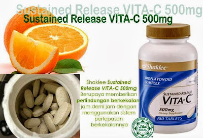 keistimewaan Sustained Release vitamin C Shaklee