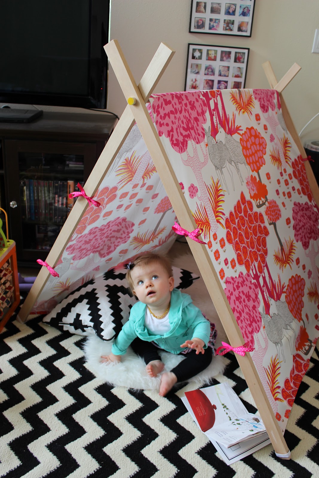 We G Three Finished DIY Play Tent