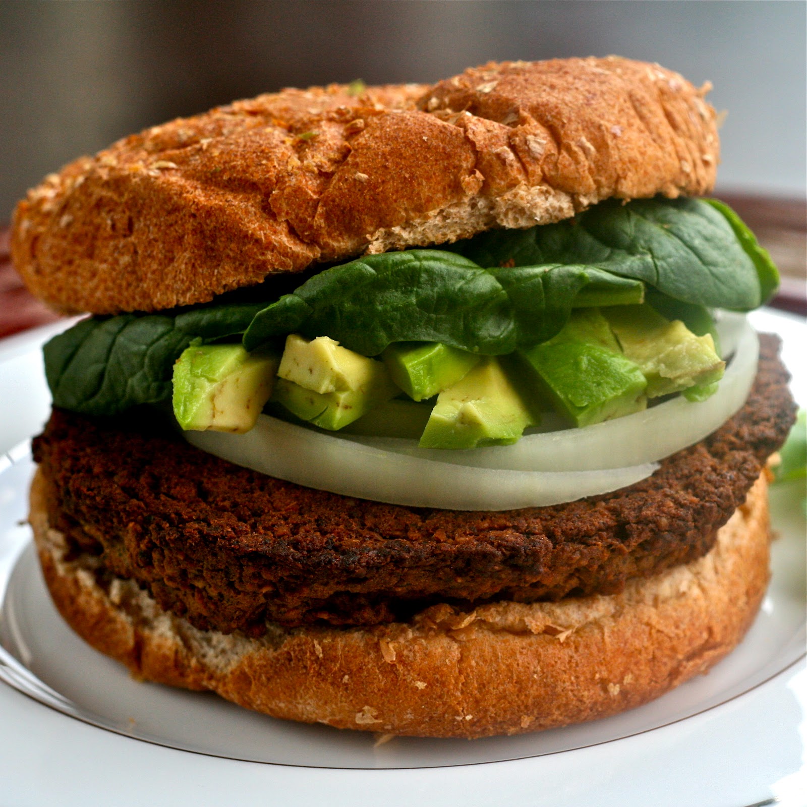 B is for Black Bean & Veggie Burger