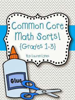 Simply Second Grade: Cut -n- Paste Math Sorts I'm giving a copy away!