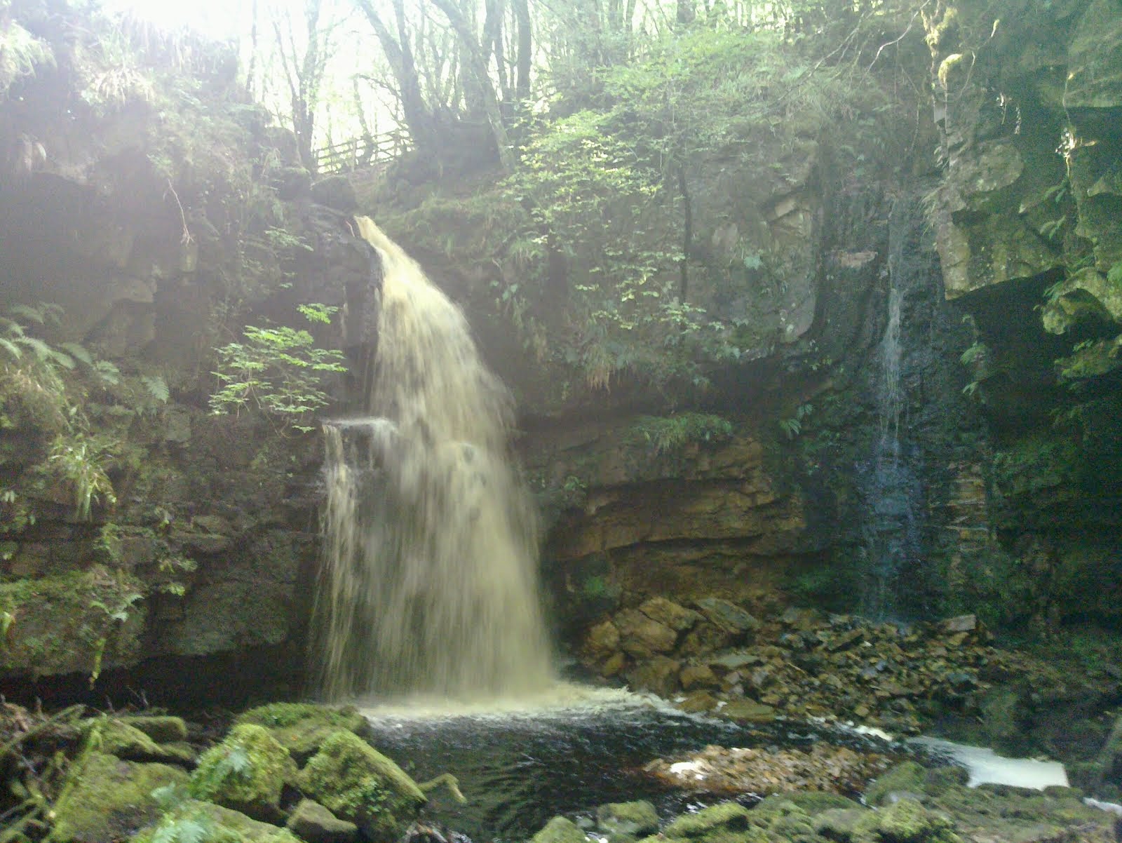 Sloughan Glen waterfalls