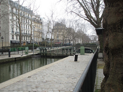 Dressing up in Paris Canal Saint Martin 