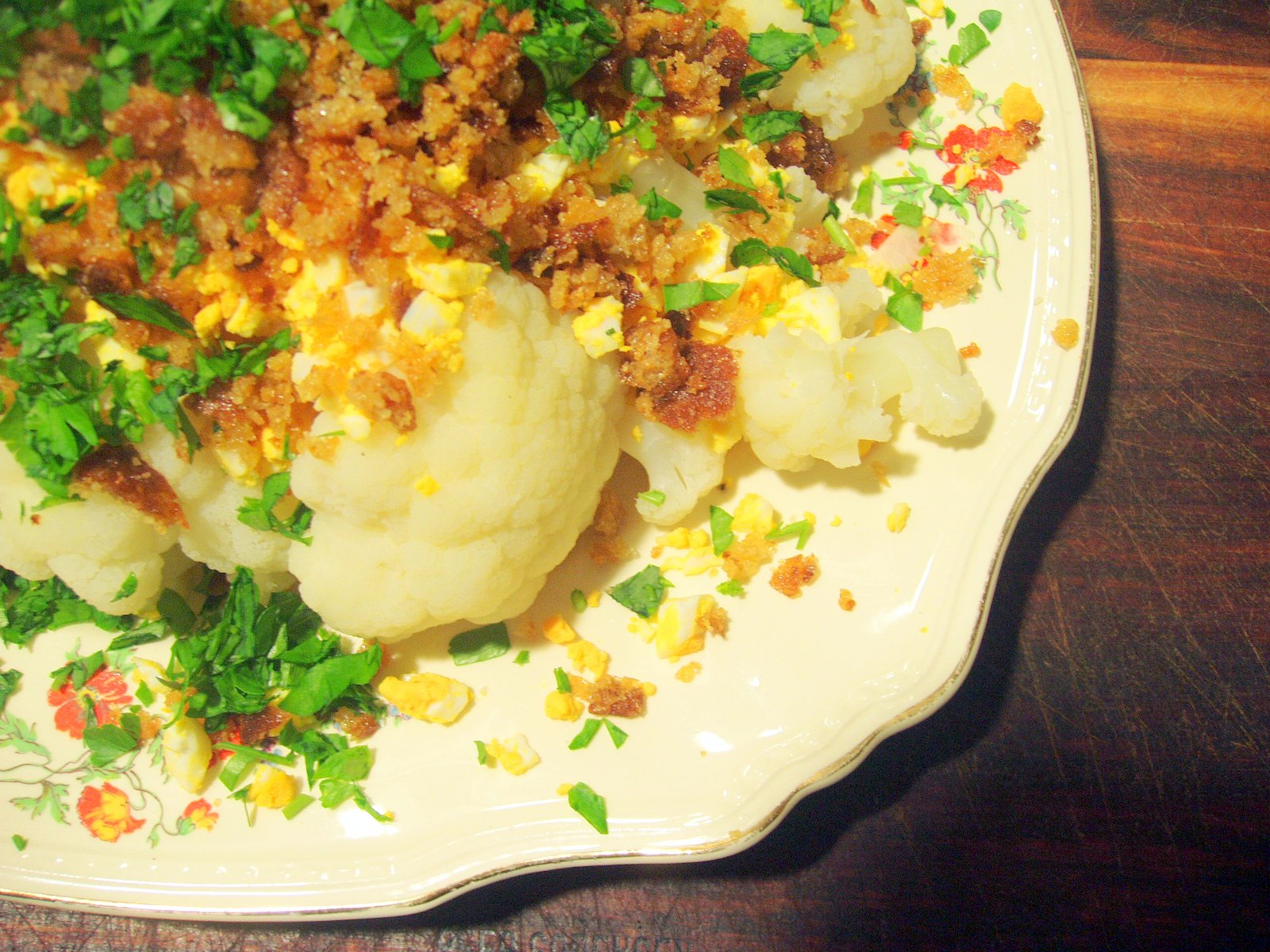 Melbourne Seasonal Eating Cauliflower Polonaise