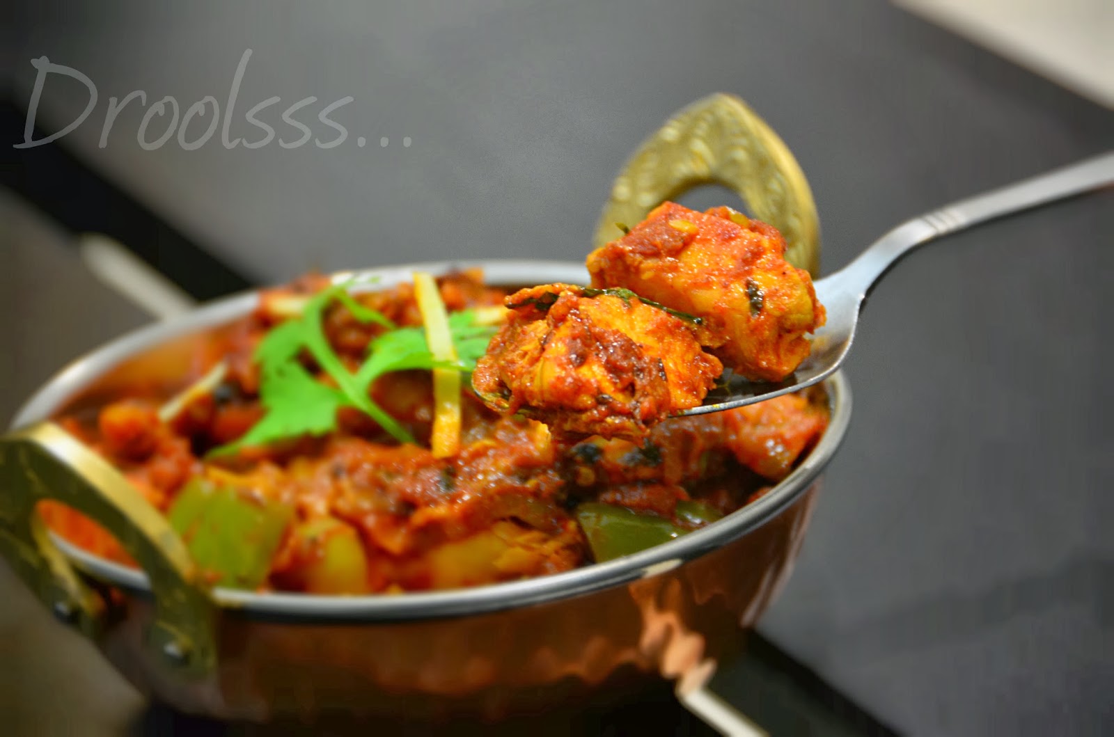 Droolsss . . . Kadai Chicken