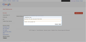Cara Mendaftarkan Blog ke Google Webmaster Tools - Memasukkan Alamat Domain Blog atau Website