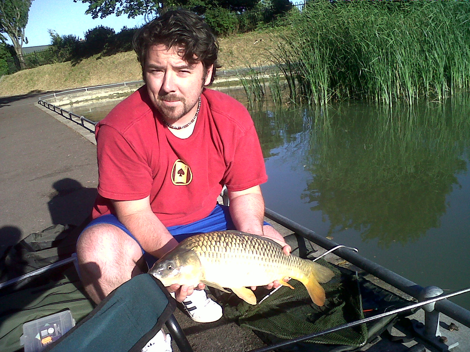 Course Fishing in Kent Radnor Park Pond Folkestone
