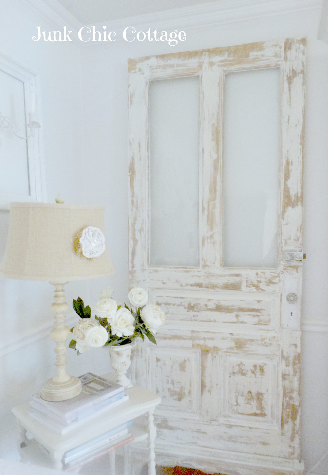 Junk Chic Cottage Milk Paint And An Old Door