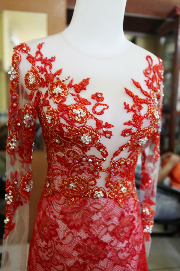 INADE DESIGN The Red Queen  Kebaya Merah