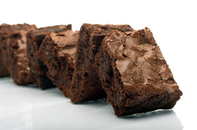Brownies de chocolate y caramelo