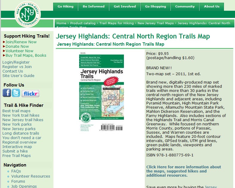 The Smoke Rise and Kinnelon Blog Newly Released Jersey Highlands Trail