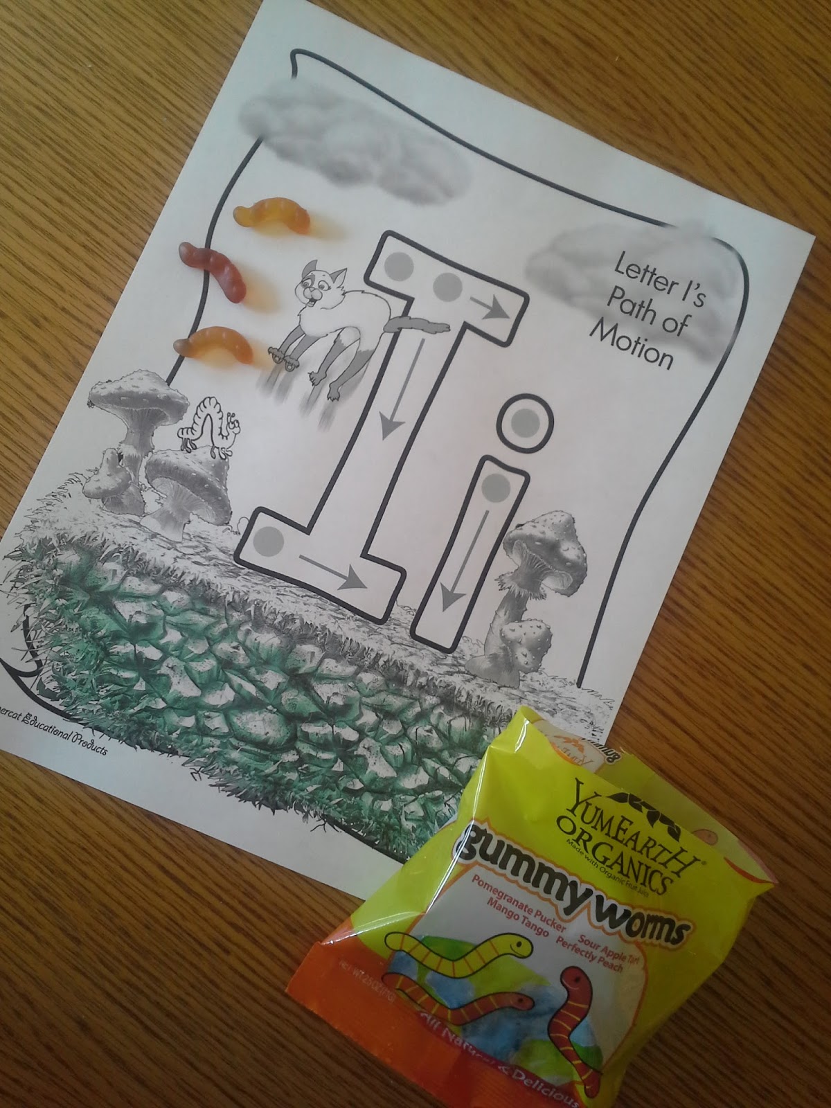 Glimmercat: I is for Inchworms