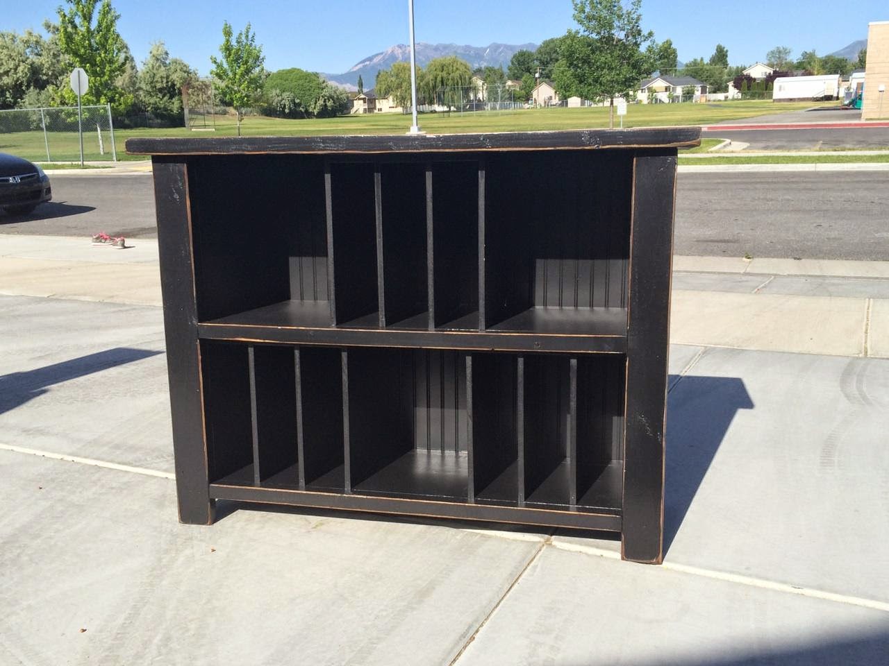 Rustic Nail Piano / Book Organizer S420.00