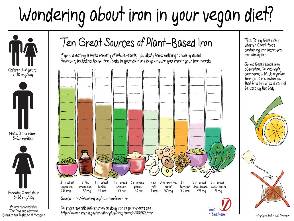 AGN VEG GLOBAL Iron in Vegan Foods
