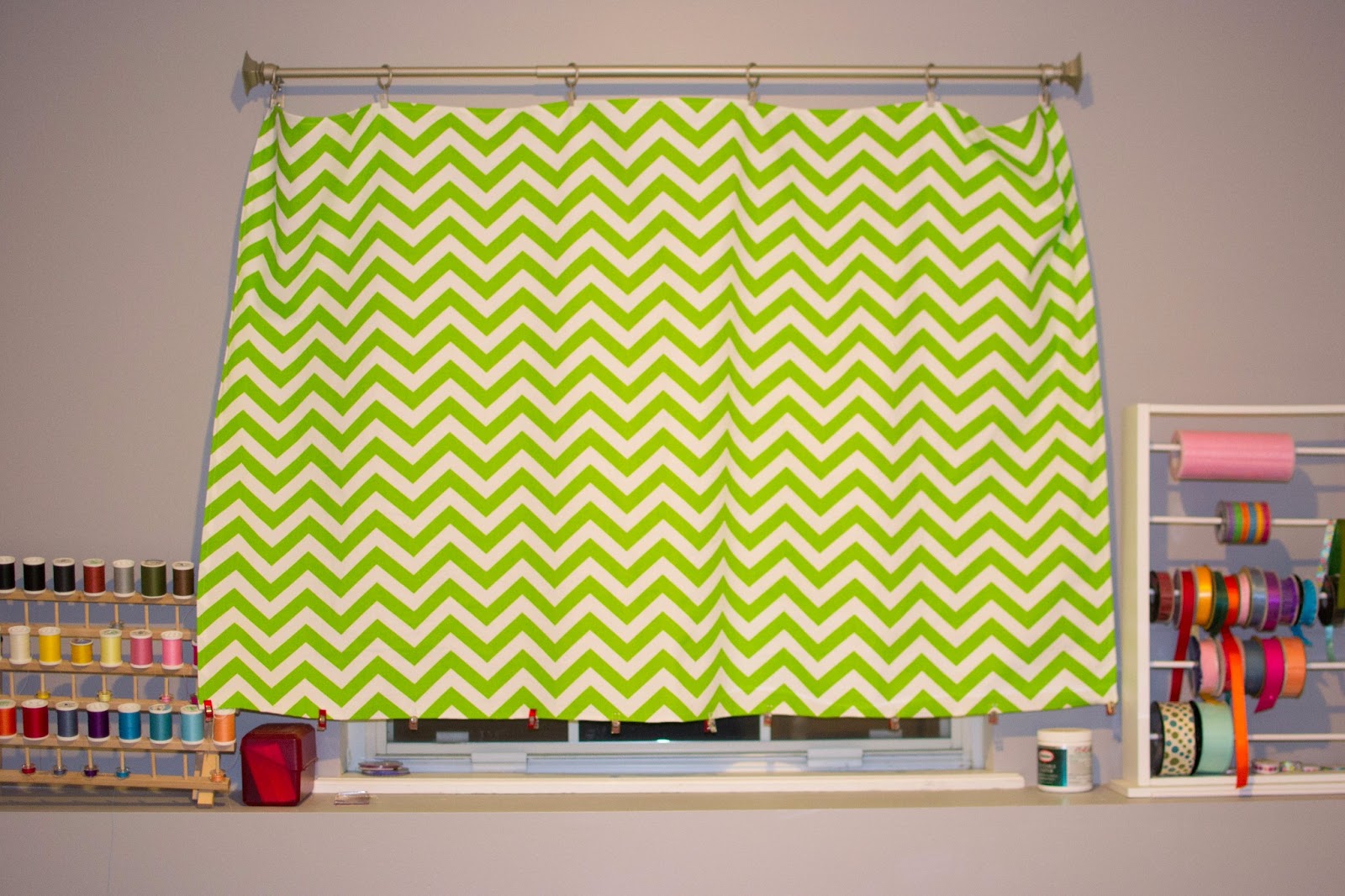 Sew Baked Craft Room Curtains Take 2
