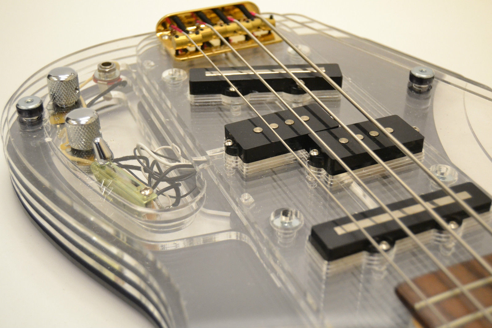 Guitar Blog Layer Guitars Acrylic bodied bass guitar