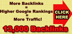 13,000 Websites for Backlinks successful business blogs