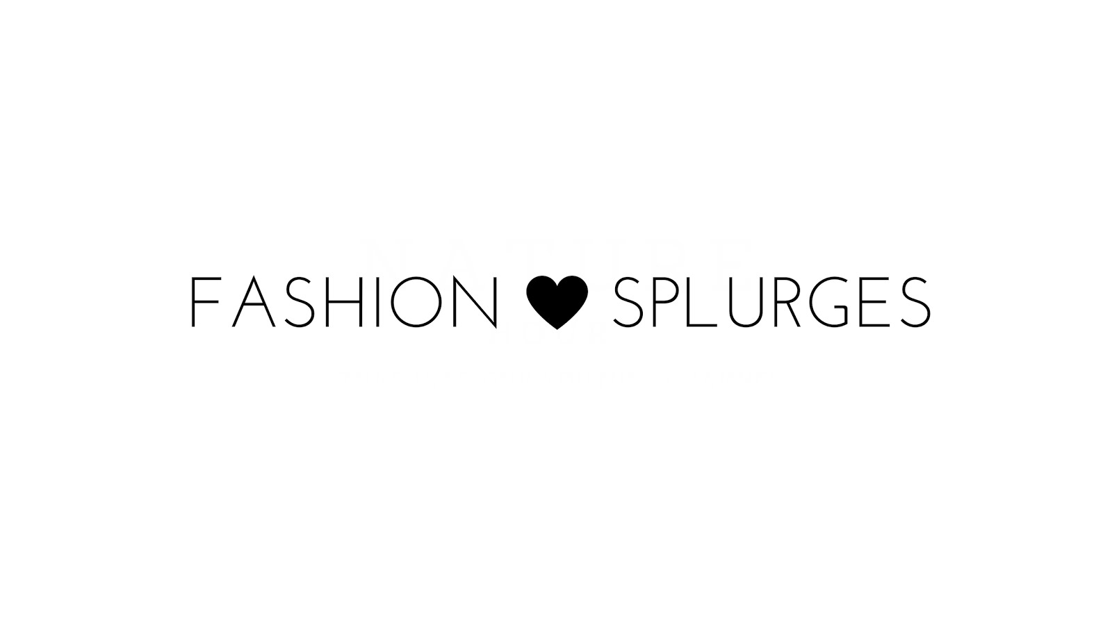 Fashion splurges