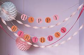 making a happy birthday banner