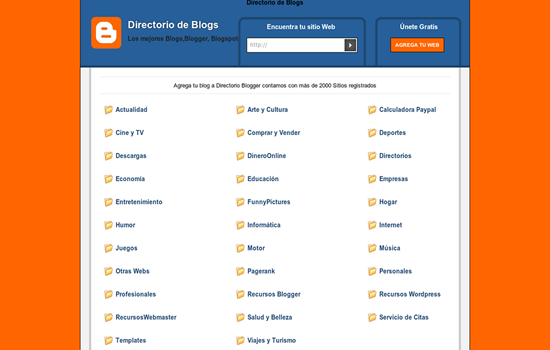 Directorio de Blogs Directorio de Blogs