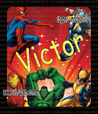 Wrapper-e-topper-para-Cupcake-personalizado-no-tema-Os-Vingadores - Marvel