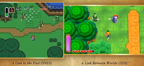 Vídeo compara cenários de Zelda: A Link to the Past (SNES) com Zelda: A Link Between Worlds (3DS) Zelda+a+link+to+the+past+a+link+between+worlds+3ds+nintendo+blast
