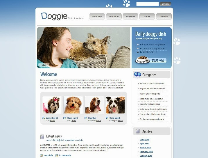 Dog WordPress Theme