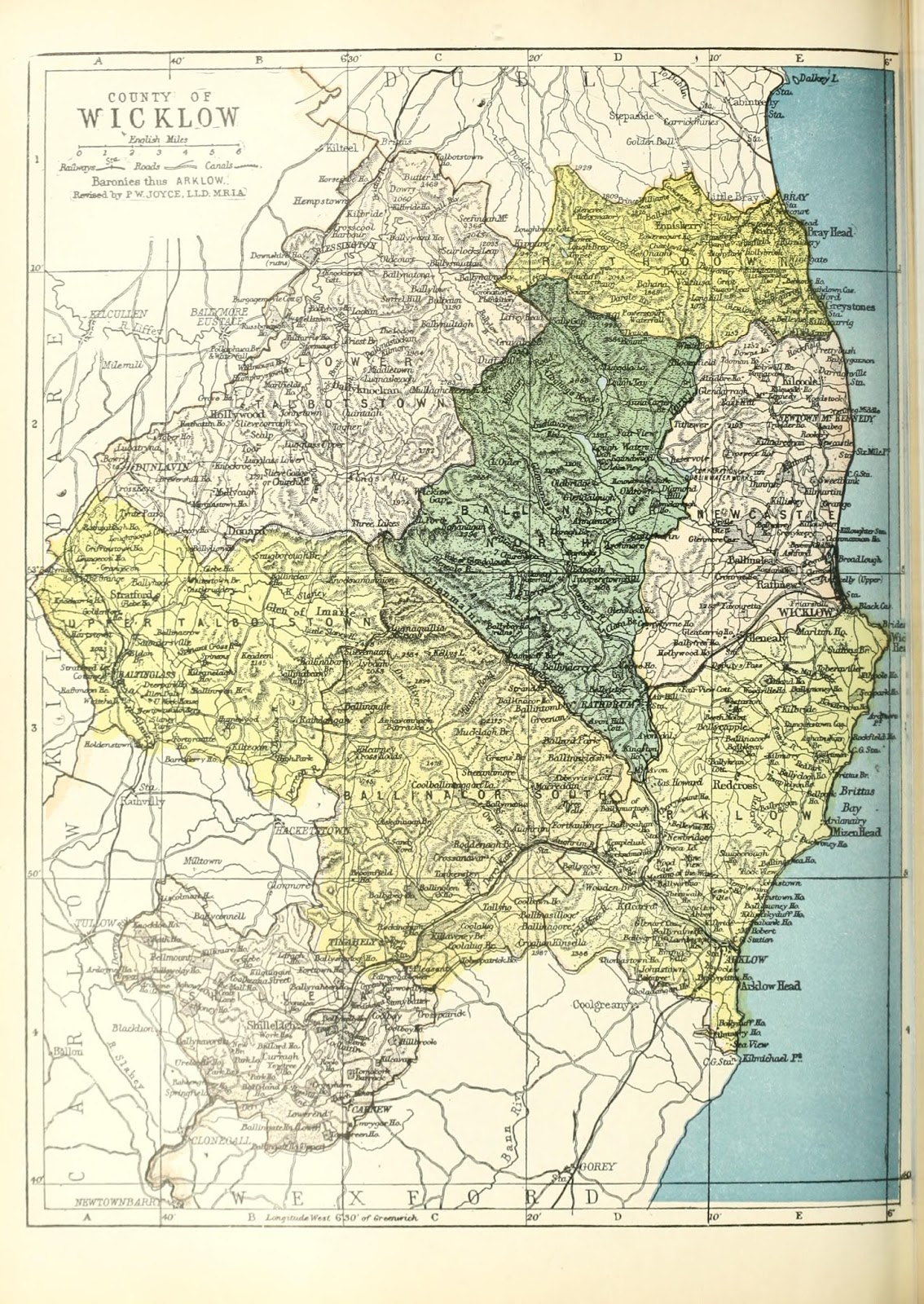 Dublin Wicklow Border Map Dublin Irish: Wicklow Irish