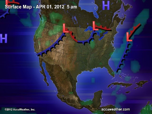 Weather Fronts April 1, 2012