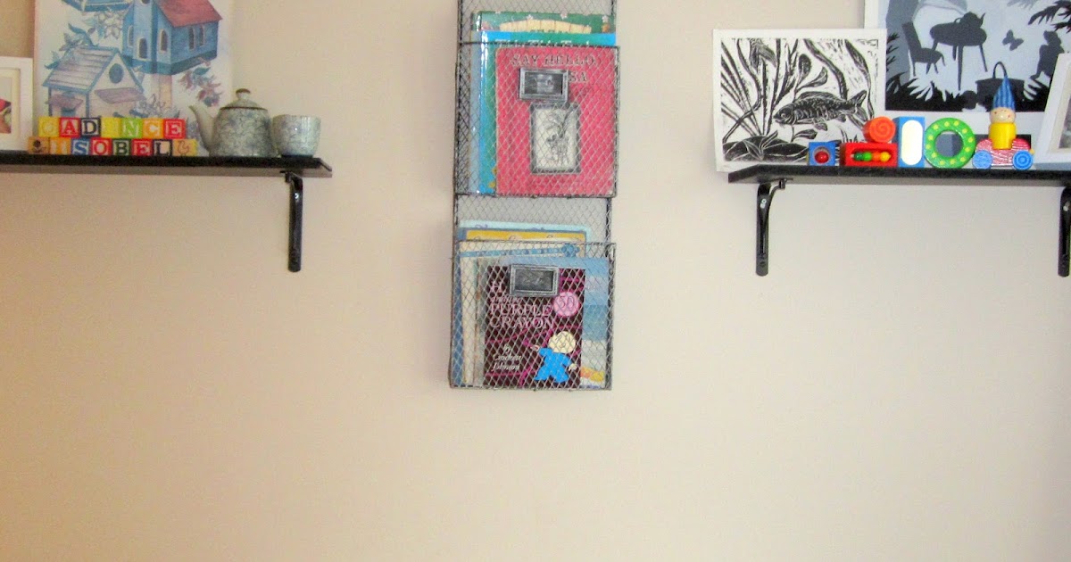 Homemade and Colorful Baby Book Holder