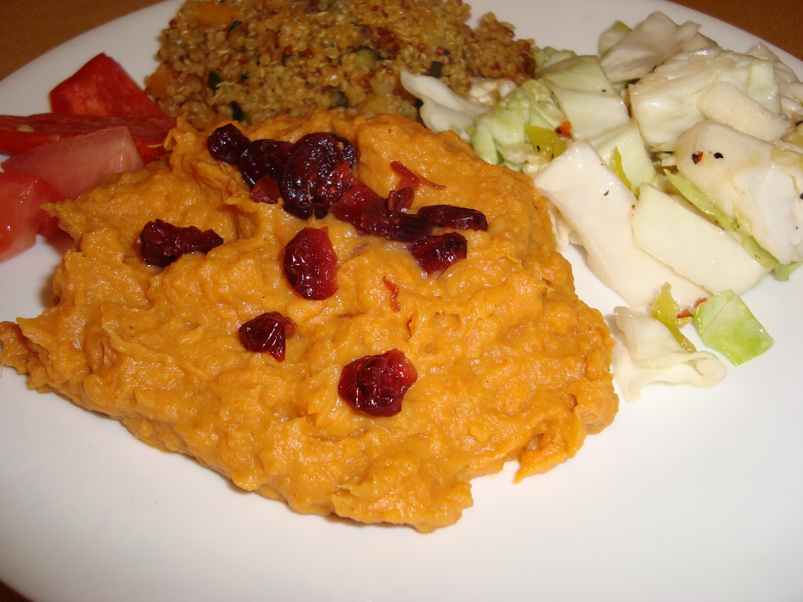 Eat your veggies Mashed Yams